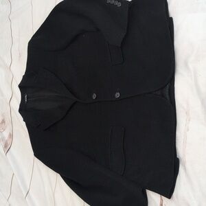 Gary Michaels Clothiers Black Men's 100% Camel Hair Blazer Coat Jacket size 38S